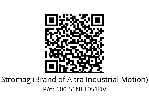   Stromag (Brand of Altra Industrial Motion) 100-51NE1051DV