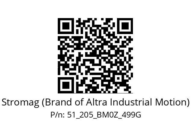   Stromag (Brand of Altra Industrial Motion) 51_205_BM0Z_499G