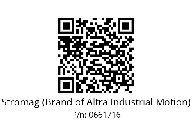   Stromag (Brand of Altra Industrial Motion) 0661716