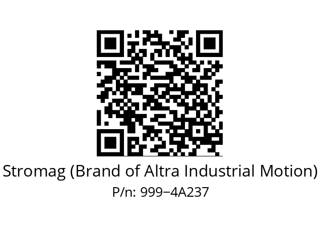   Stromag (Brand of Altra Industrial Motion) 999−4A237