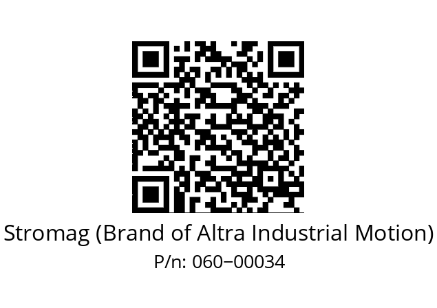   Stromag (Brand of Altra Industrial Motion) 060−00034