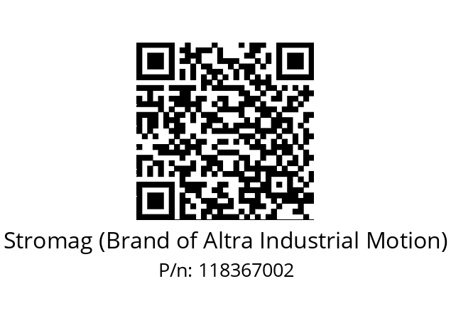   Stromag (Brand of Altra Industrial Motion) 118367002