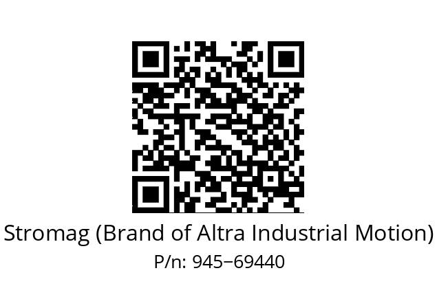   Stromag (Brand of Altra Industrial Motion) 945−69440