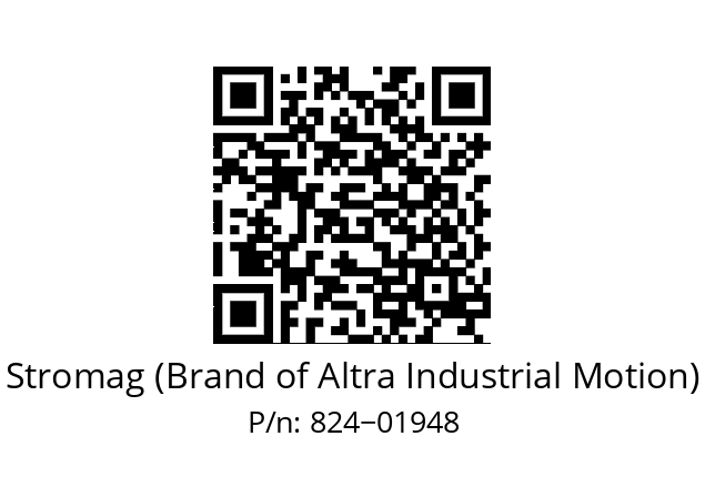   Stromag (Brand of Altra Industrial Motion) 824−01948