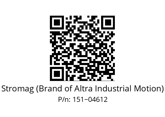   Stromag (Brand of Altra Industrial Motion) 151−04612