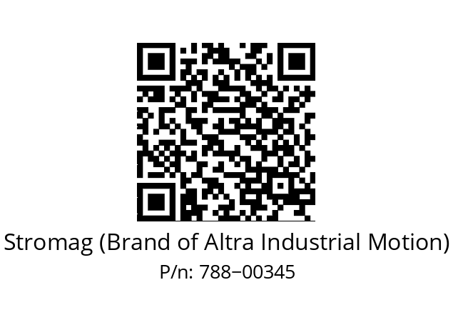   Stromag (Brand of Altra Industrial Motion) 788−00345