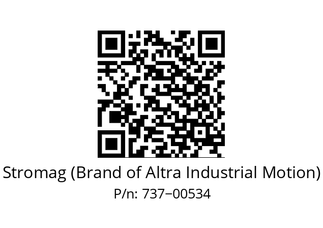   Stromag (Brand of Altra Industrial Motion) 737−00534