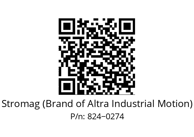   Stromag (Brand of Altra Industrial Motion) 824−0274