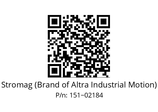   Stromag (Brand of Altra Industrial Motion) 151−02184