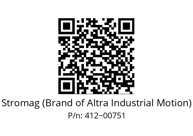   Stromag (Brand of Altra Industrial Motion) 412−00751