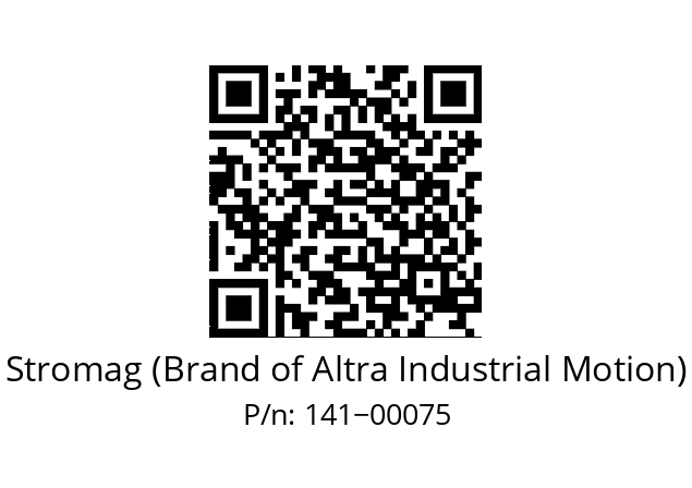   Stromag (Brand of Altra Industrial Motion) 141−00075