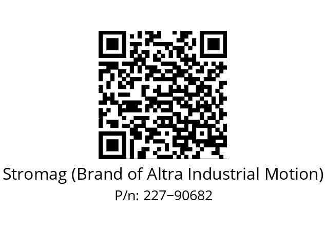   Stromag (Brand of Altra Industrial Motion) 227−90682