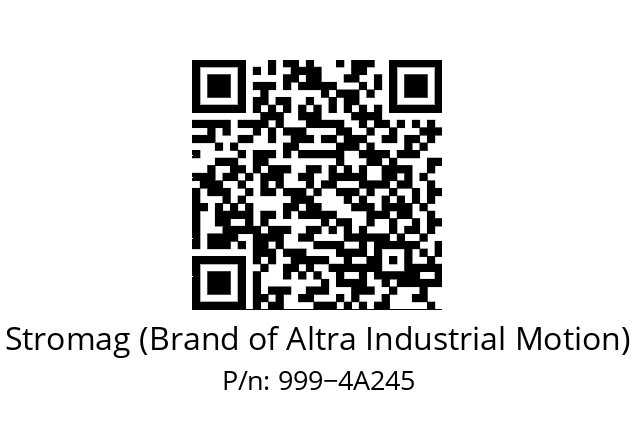   Stromag (Brand of Altra Industrial Motion) 999−4A245