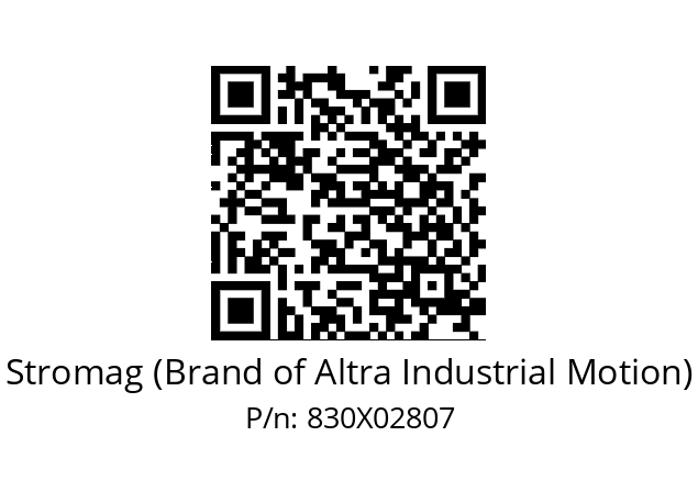   Stromag (Brand of Altra Industrial Motion) 830X02807