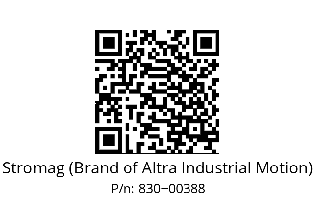   Stromag (Brand of Altra Industrial Motion) 830−00388