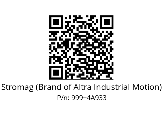   Stromag (Brand of Altra Industrial Motion) 999−4A933