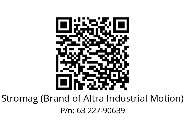   Stromag (Brand of Altra Industrial Motion) 63 227-90639