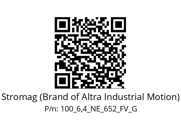   Stromag (Brand of Altra Industrial Motion) 100_6,4_NE_652_FV_G