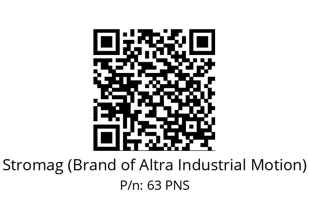   Stromag (Brand of Altra Industrial Motion) 63 PNS