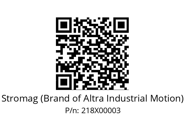   Stromag (Brand of Altra Industrial Motion) 218X00003