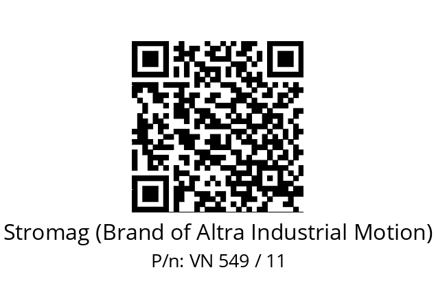   Stromag (Brand of Altra Industrial Motion) VN 549 / 11