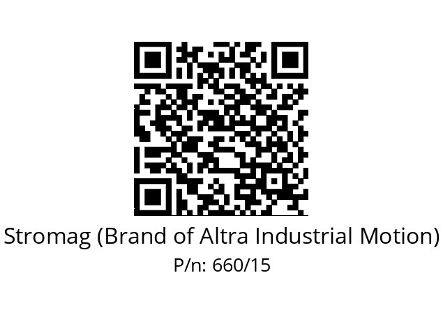   Stromag (Brand of Altra Industrial Motion) 660/15