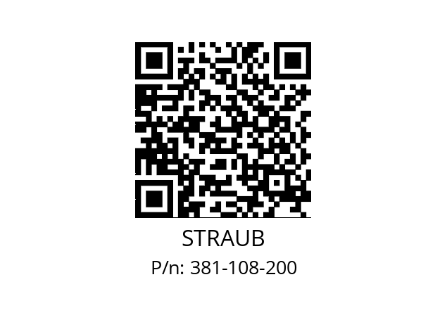   STRAUB 381-108-200