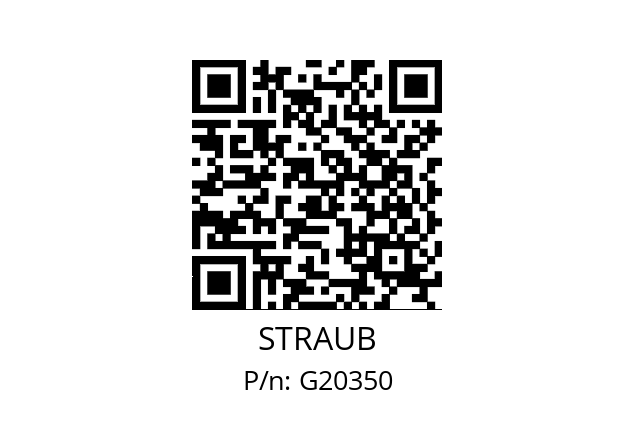   STRAUB G20350