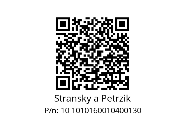   Stransky a Petrzik 10 1010160010400130