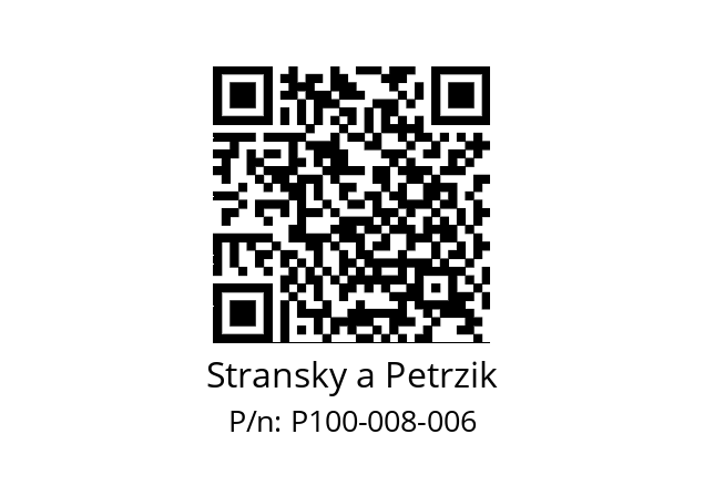   Stransky a Petrzik P100-008-006