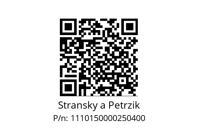   Stransky a Petrzik 1110150000250400