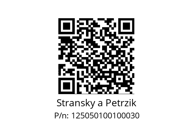   Stransky a Petrzik 125050100100030