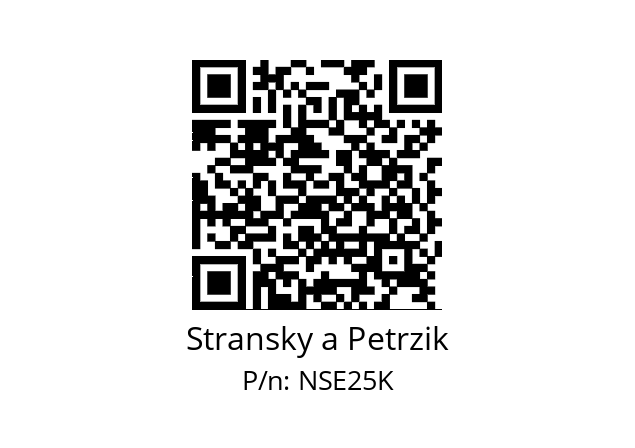   Stransky a Petrzik NSE25K