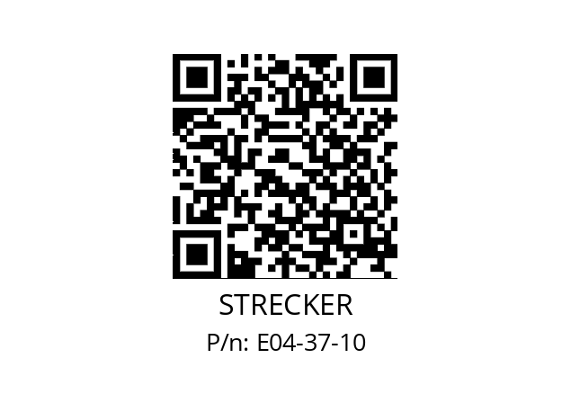   STRECKER E04-37-10