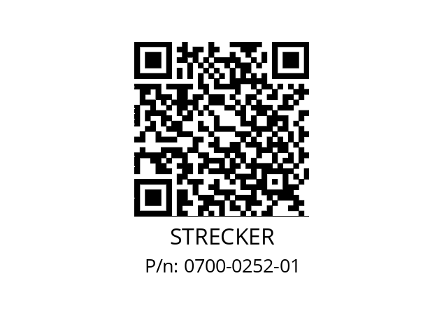   STRECKER 0700-0252-01