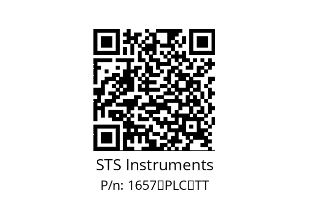   STS Instruments 1657‐PLC‐TT