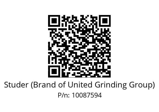   Studer (Brand of United Grinding Group) 10087594