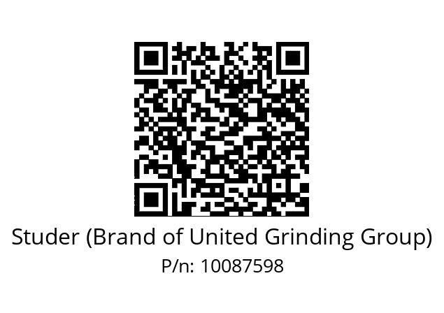   Studer (Brand of United Grinding Group) 10087598