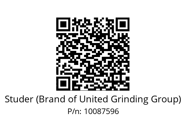   Studer (Brand of United Grinding Group) 10087596