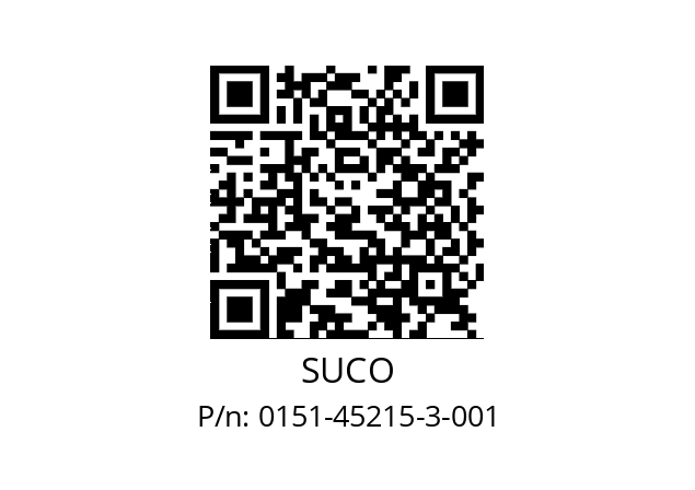   SUCO 0151-45215-3-001