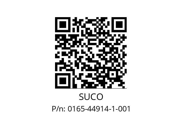   SUCO 0165-44914-1-001