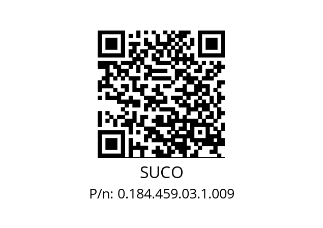   SUCO 0.184.459.03.1.009