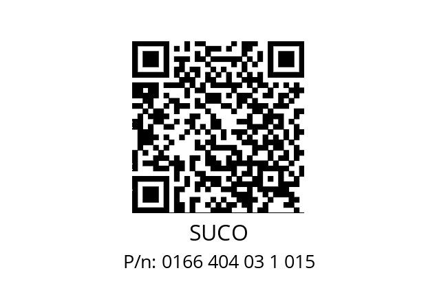   SUCO 0166 404 03 1 015