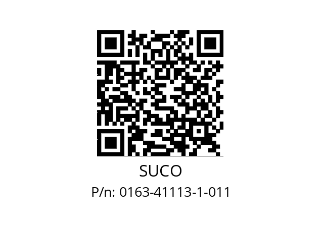   SUCO 0163-41113-1-011