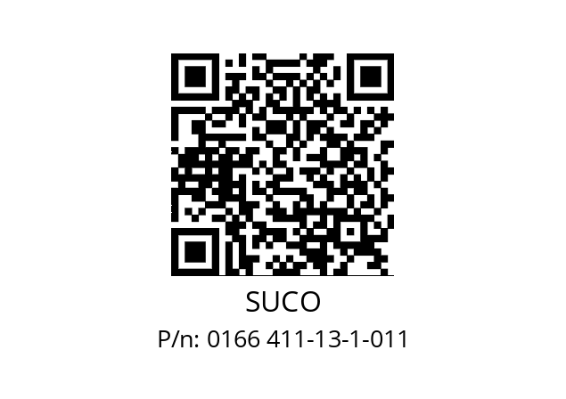   SUCO 0166 411-13-1-011