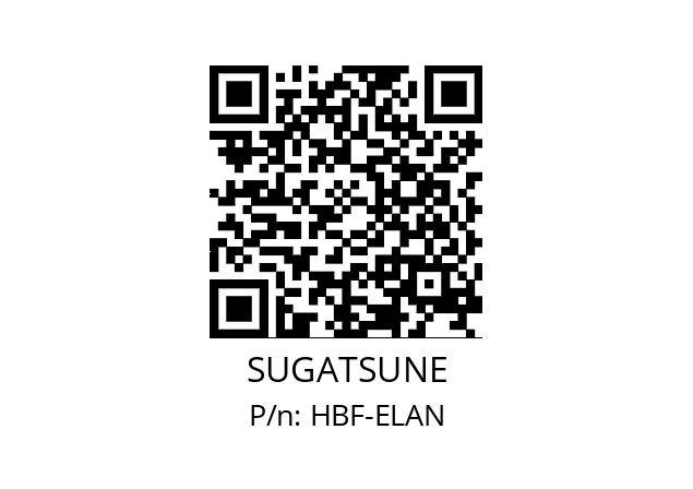   SUGATSUNE HBF-ELAN