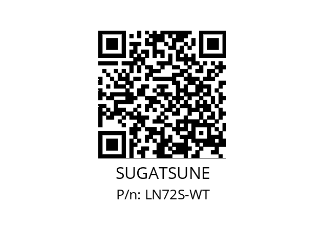   SUGATSUNE LN72S-WT