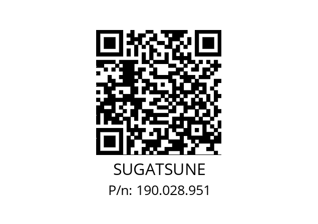   SUGATSUNE 190.028.951