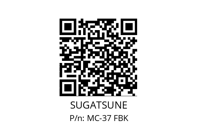   SUGATSUNE MC-37 FBK