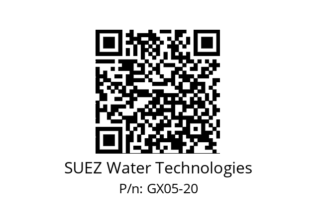   SUEZ Water Technologies GX05-20